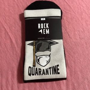 Rock ‘Em Quarantine Socks Graduation size L/XL NWT